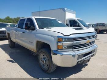  Salvage Chevrolet Silverado 2500