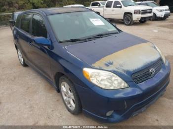  Salvage Toyota Matrix