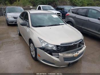  Salvage Chevrolet Cruze