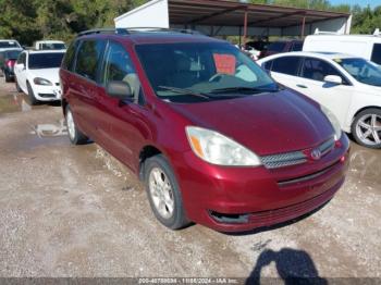  Salvage Toyota Sienna