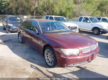  Salvage BMW 7 Series