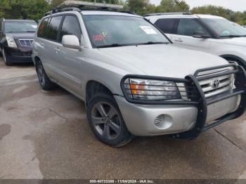  Salvage Toyota Highlander