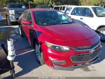  Salvage Chevrolet Malibu