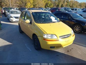  Salvage Chevrolet Aveo 5