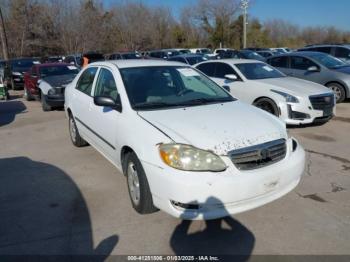  Salvage Toyota Corolla