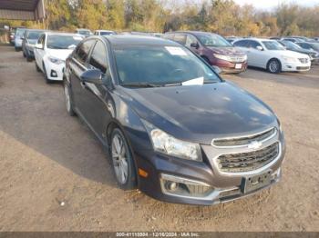  Salvage Chevrolet Cruze