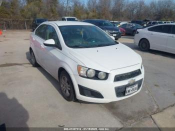  Salvage Chevrolet Sonic