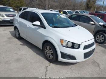  Salvage Chevrolet Sonic