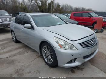  Salvage INFINITI G37