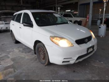  Salvage Toyota Matrix