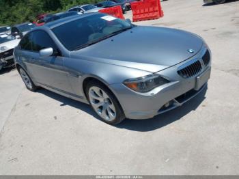  Salvage BMW 6 Series