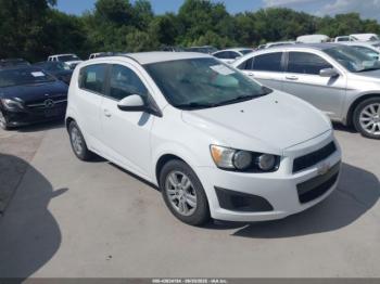  Salvage Chevrolet Sonic
