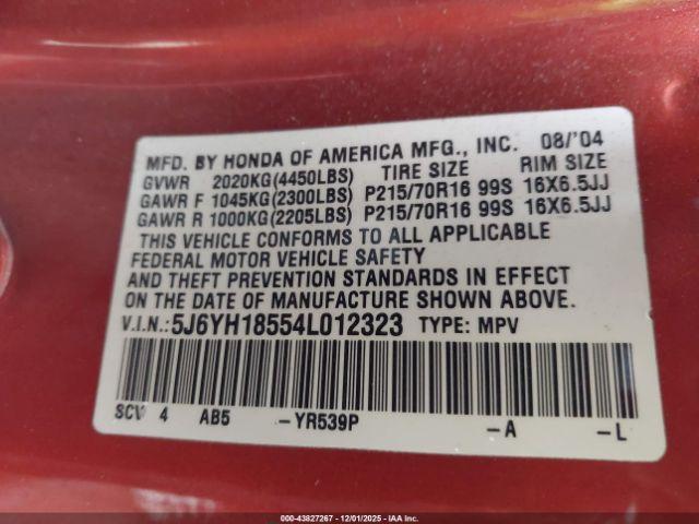 Honda Element Ex Image 10