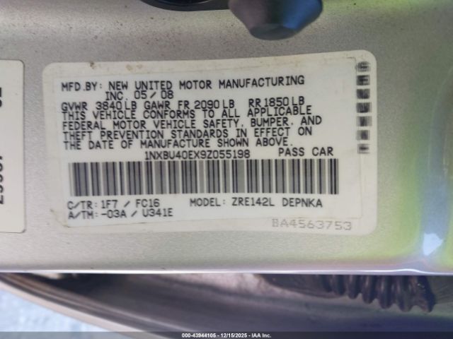 Toyota Corolla Xle Image 8