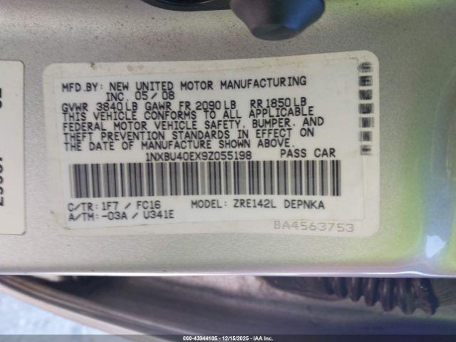 Toyota Corolla Xle Image 8