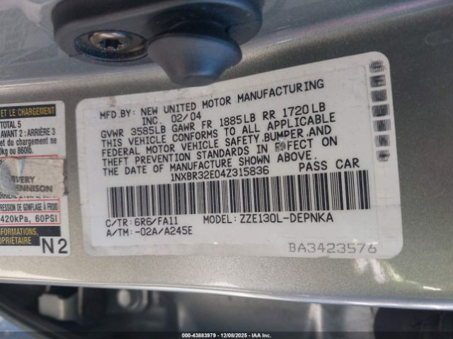 Toyota Corolla Le Image 10