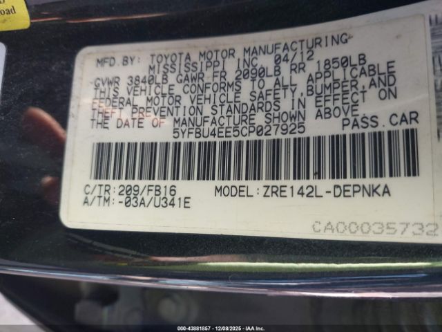 Toyota Corolla Le Image 6