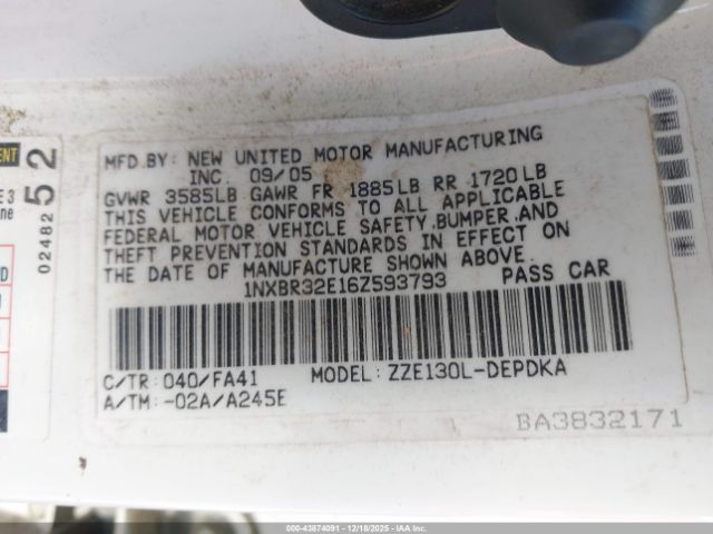 Toyota Corolla Ce Image 12