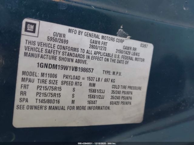 Chevrolet Astro Ls Cmi Image 5