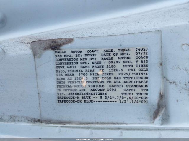 Dodge Ram Van B250 Image 6