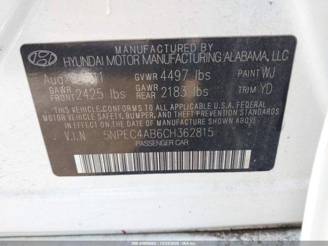 Hyundai SONATA Limited 2.0t Image 6