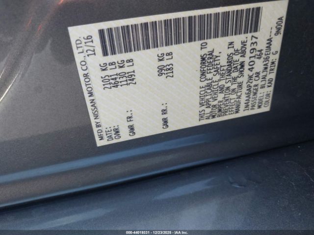 Nissan Maxima 3.5 Sv Image 8