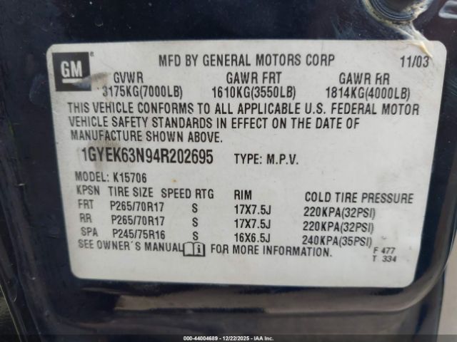 Cadillac Escalade Standard Image 6