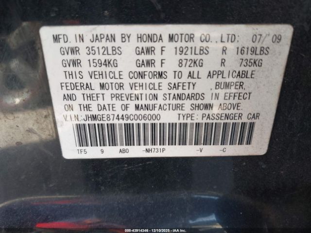 Honda Fit Sport Image 10