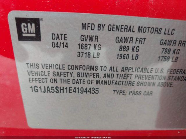 Chevrolet Sonic Ls Auto Image 9