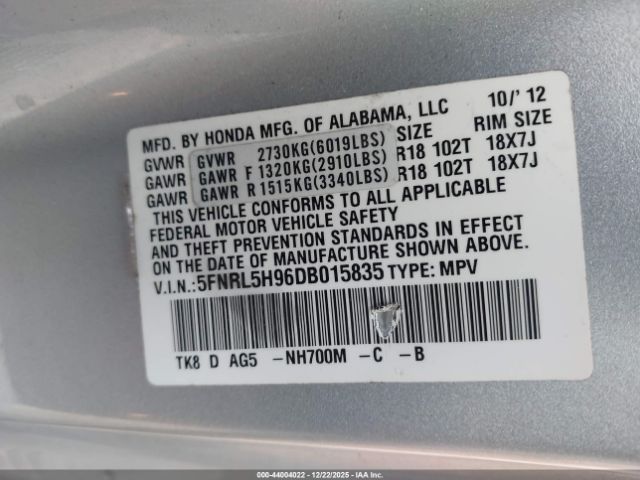 Honda Odyssey Image 12