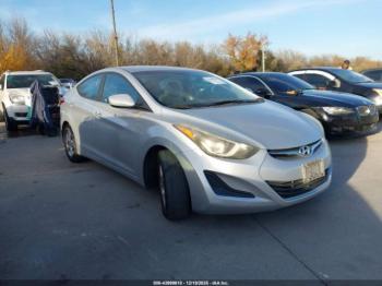  Salvage Hyundai ELANTRA