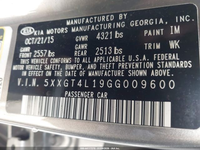 Kia Optima Lx Turbo Image 4